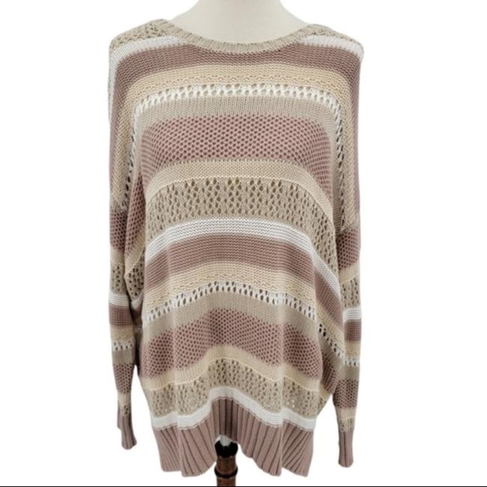 Show Me Your Mumu Tan Knit Sweater!